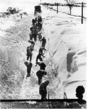 Digging Out - 1936 Snow Storm